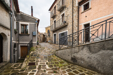 views of the village of Viggiano, Potenza Basilicata