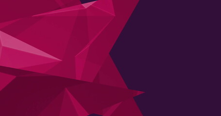 Image of red shapes on black background