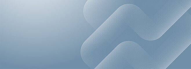 Abstract hexagon lines on gray background. Geometric stripe line art design for poster, brochure, cover, website, banner