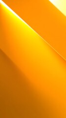 Vibrant yellow abstract background glows softly with diagonal light streaks. AI Generated