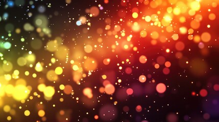 Fototapeta premium Conceptual visualization of glowing text prompts transitioning into holographic images surrounded by vibrant light effects