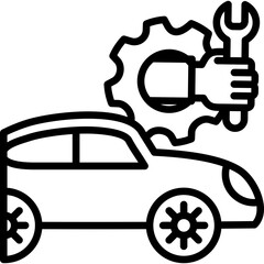 Car Maintenance line icon
