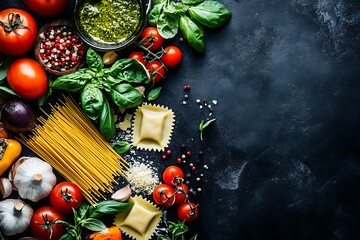 Delicious Italian Food Ingredients