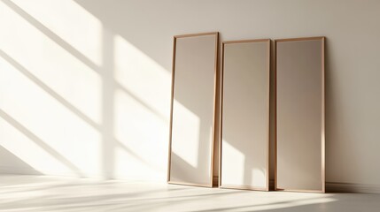 Fototapeta premium Minimalist Mirrors, Modern Home Decor - Minimalism