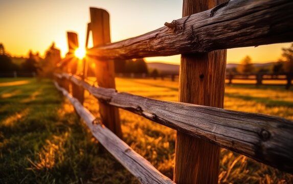 Golden Hour Fence