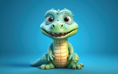 Fototapeta premium Cute Baby Dinosaur