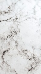 Close-up of white marble texture with gray veins.