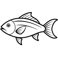 Elegant Fish Line Design