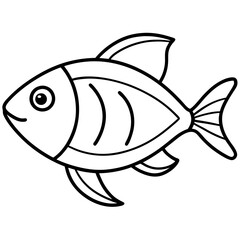 Elegant Fish Line Design