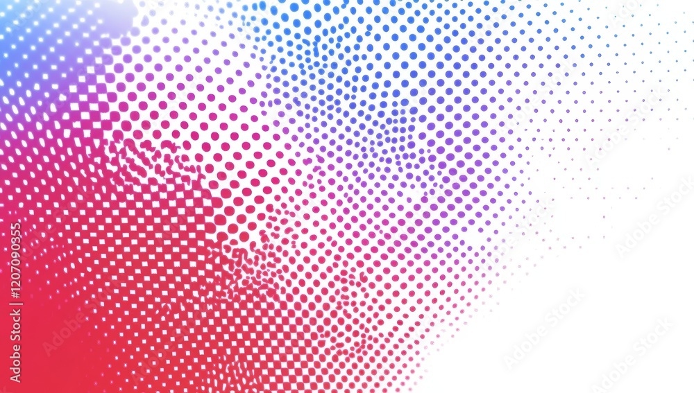 Aufkleber abstract colorful halftone dot pattern background.