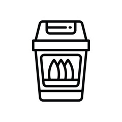 trash line icon. vector icon for your website, mobile, presentation, and logo design.