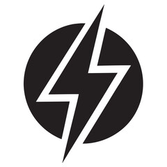 Energy vector icon, power symbol 