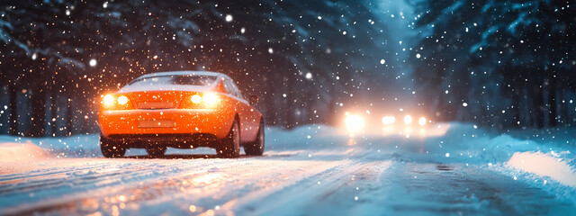Winter Drive Close-Up