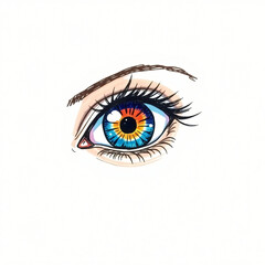 Feamle Human Eye