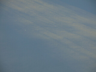 texture of blue smooth snow