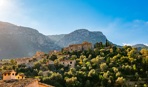 Town of Dei&agrave;, Majorca, Tramuntana Mountains