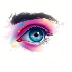Feamle Human Eye