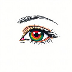 Feamle Human Eye