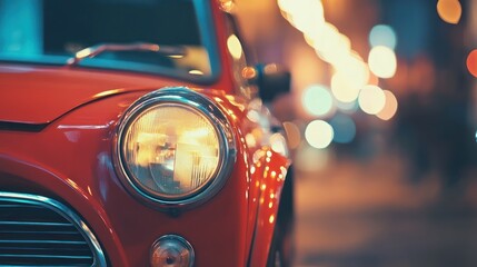 Naklejka premium Small car rental service