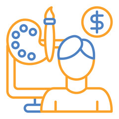 Digital nomad Icon
