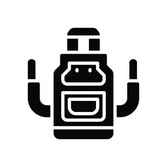 apron icon. vector glyph icon for your website, mobile, presentation, and logo design.