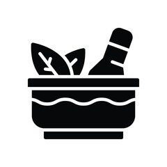 mortar icon. vector glyph icon for your website, mobile, presentation, and logo design.