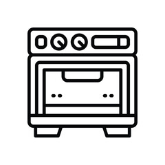 oven icon. vector line icon for your website, mobile, presentation, and logo design.
