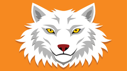 Obraz premium vector illustration of wolf