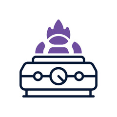 stove icon. vector dual tone icon for your website, mobile, presentation, and logo design.