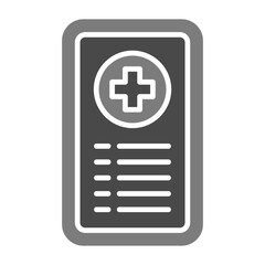 Fototapeta premium Health app Icon