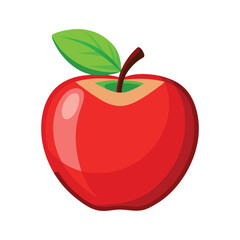 apple vector, vector and illustration, vector style