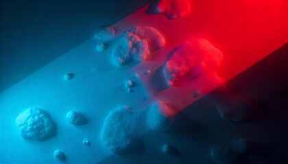 Naklejka premium blue and red background with a dynamic touch