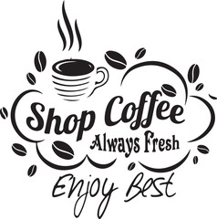 Coffee T -shirt DESIGN