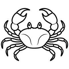 Modern Crab Sketch