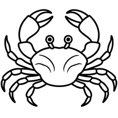 Modern Crab Sketch