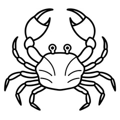 Modern Crab Sketch