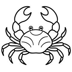 Modern Crab Sketch