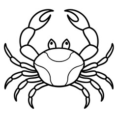 Modern Crab Sketch
