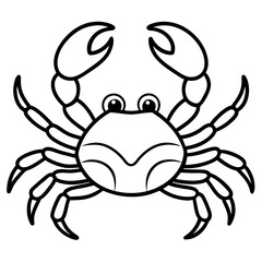 Modern Crab Sketch
