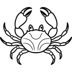 Modern Crab Sketch