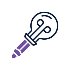 idea dual tone icon. vector icon for your website, mobile, presentation, and logo design.