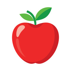 apple vector, vector and illustration, vector style
