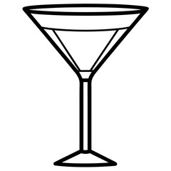 Modern Martini Vector Design