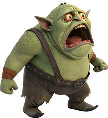 Adorable ogres clipart, ideal for fun, playful, and creative design projects.