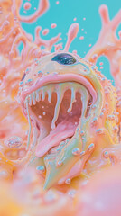 Generative AI: Dark, Gooey Liquids in Weird and Creepy Conceptual Art