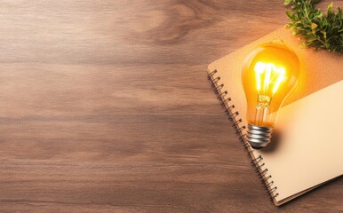 Business Concept: Light Bulb and Puzzle Pieces Representing Innovation