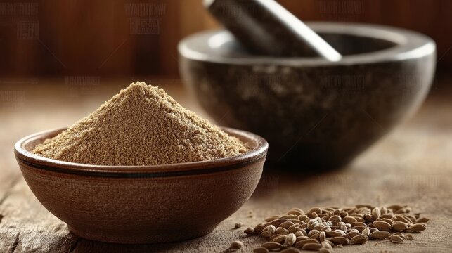 a close up of cumin seeds