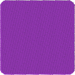 Square Shape Knit Texture Colorful