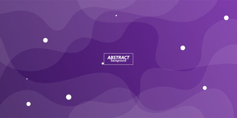 Modern abstract purple gradient wave liquid geometric background with liquid style gradient color. Suitable for banner, flyer, etc. Vector Eps10