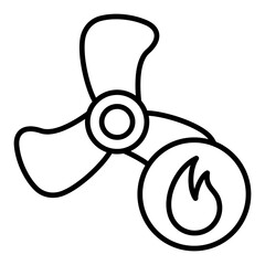 Hot fan Icon